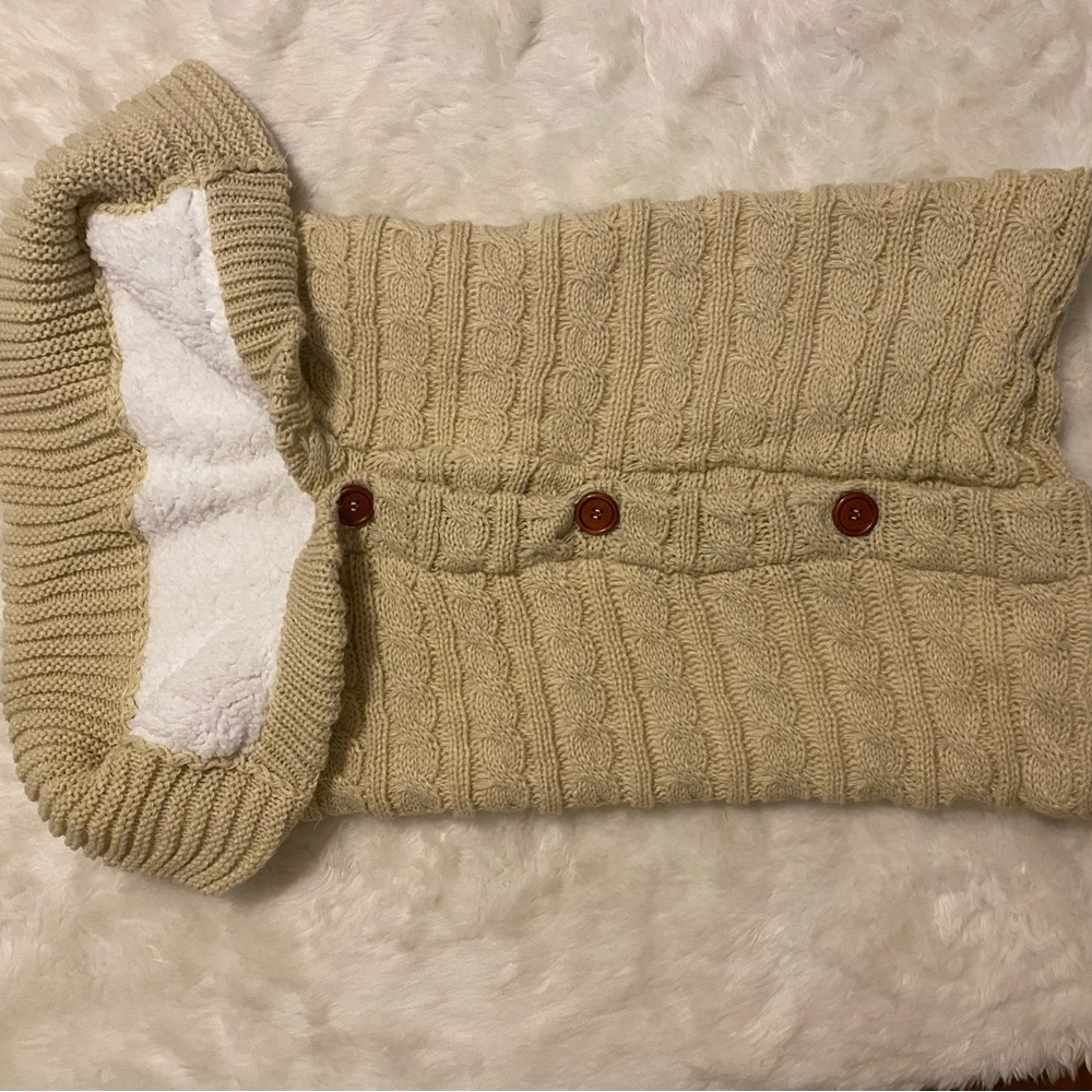 Winter baby swaddle blanket